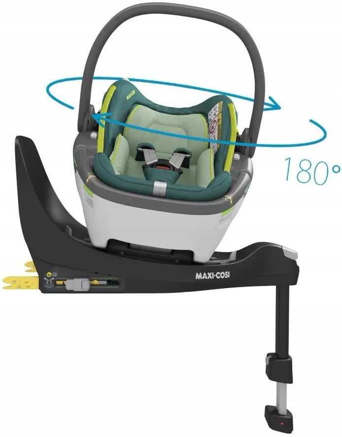 Coral 360 automobilinė kėdutė + FamilyFix 360 PRO besisukantis pagrindas