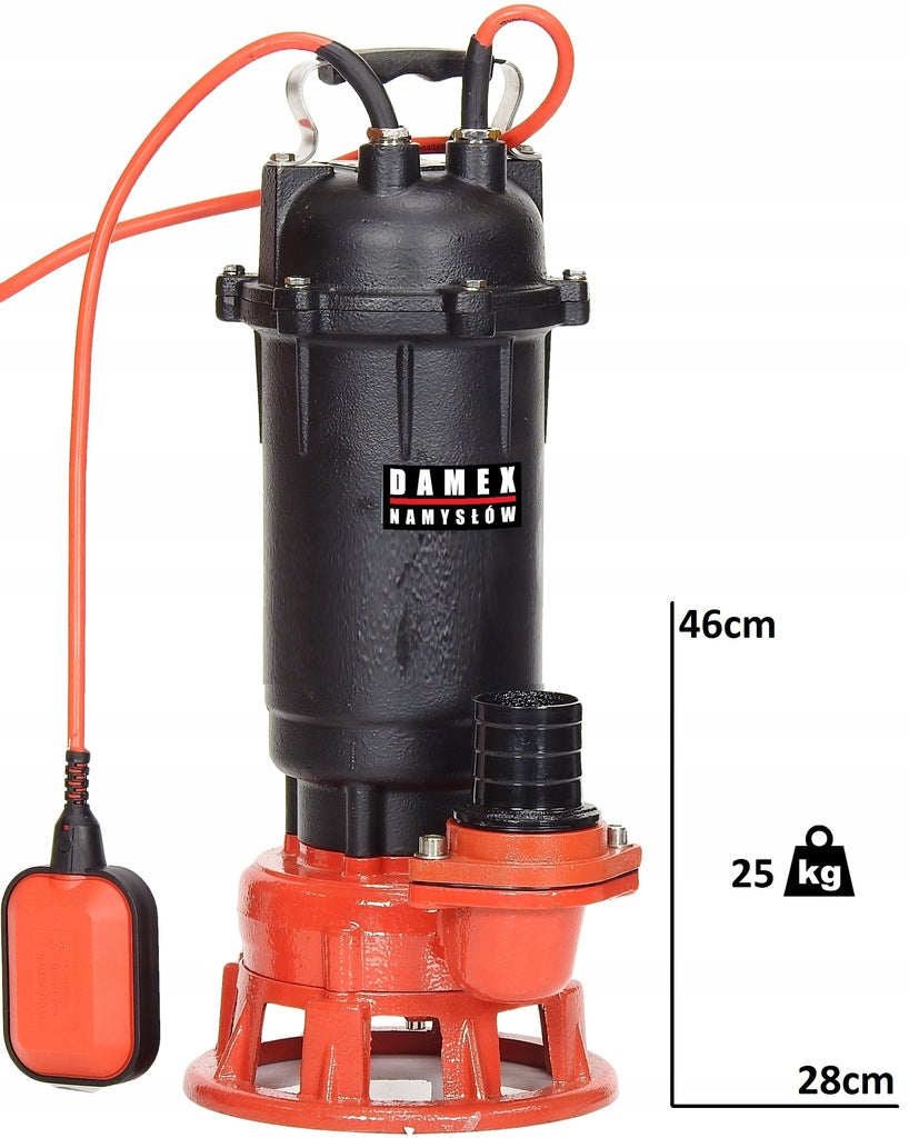 sukelpump reovee, septikute, muda ja puhta vee jaoks 1500w
