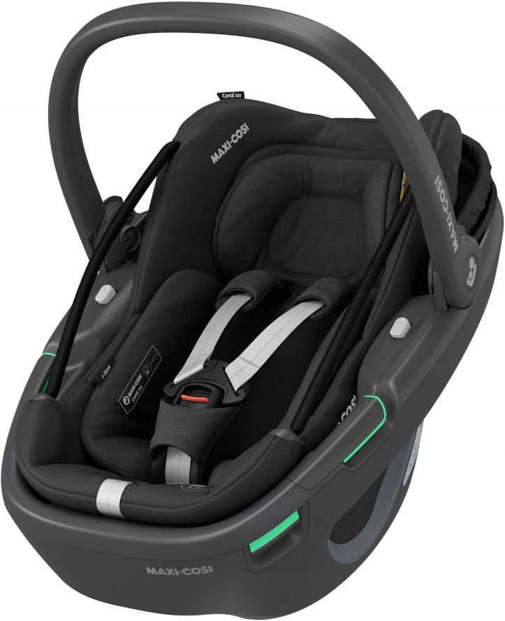 Coral 360 automobilinė kėdutė + FamilyFix 360 PRO besisukantis pagrindas