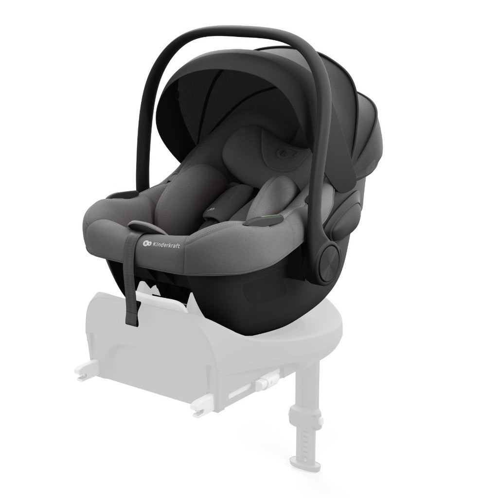 Kinderkraft I-LITE autokrēsliņš zīdaiņiem, 40-87 cm, 0-13 kg, pelēks