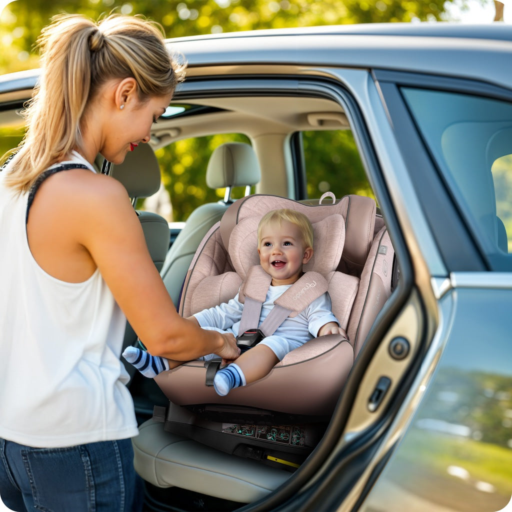 PASUKAMA AUTOMOBILINĖ KĖDUTĖ su KOJA 0-36KG ISOFIX NUKIDO I-SIZE 40-150cm