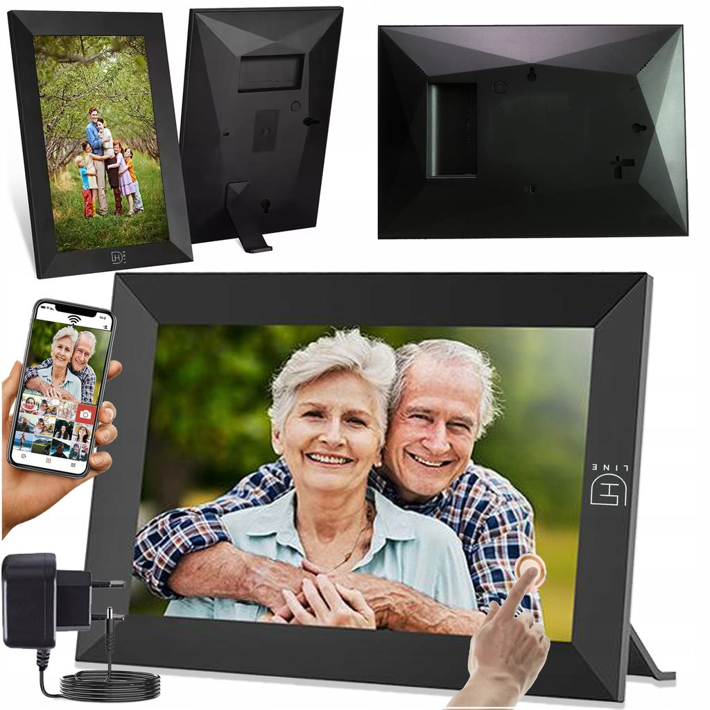 „FRAMEO“ 10,1 colio „Wi-Fi“ IPS jutiklinis nuotraukų rėmelis su 32 GB HD atmintimi