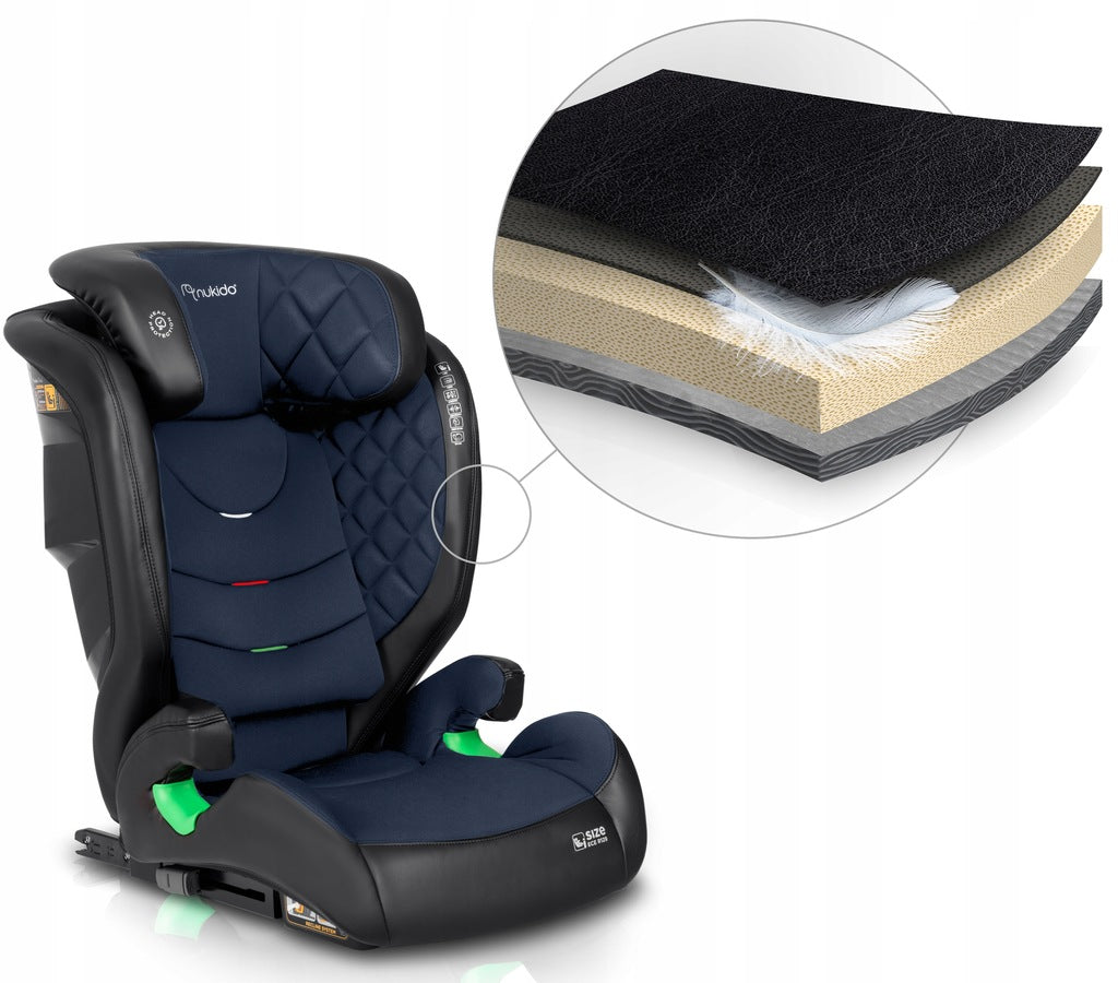 AUTOISTE 15–36 KG ISOFIX NUKIDO LOUIS I-SIZE BASIC