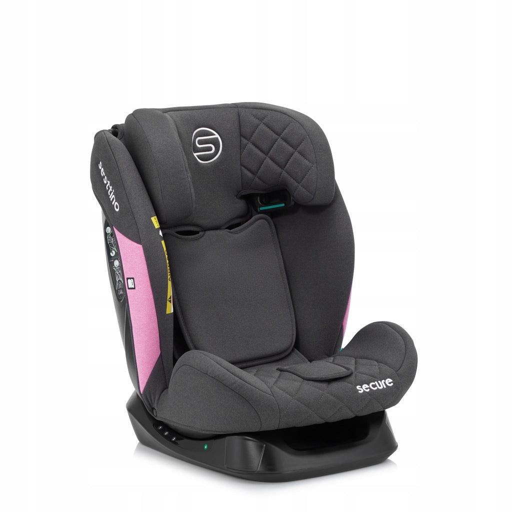 Sesttino SecurePro vaikiška automobilinė kėdutė 0-36 kg, saugi 40-150 cm