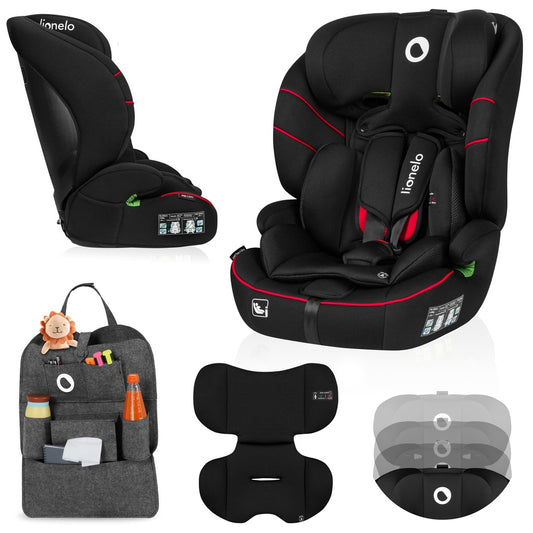 Autokrēsliņš 76-150 cm, plats sēdeklis 9-36 kg, I-SIZE