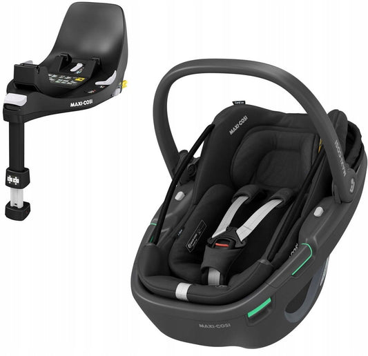 Coral 360 autokrēsliņš + FamilyFix 360 PRO rotējošā bāze