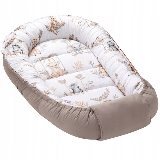 Kūdikio kokono žaidimų aptvaro lizdelis „Comfort Swaddle YUKKI COTTON“