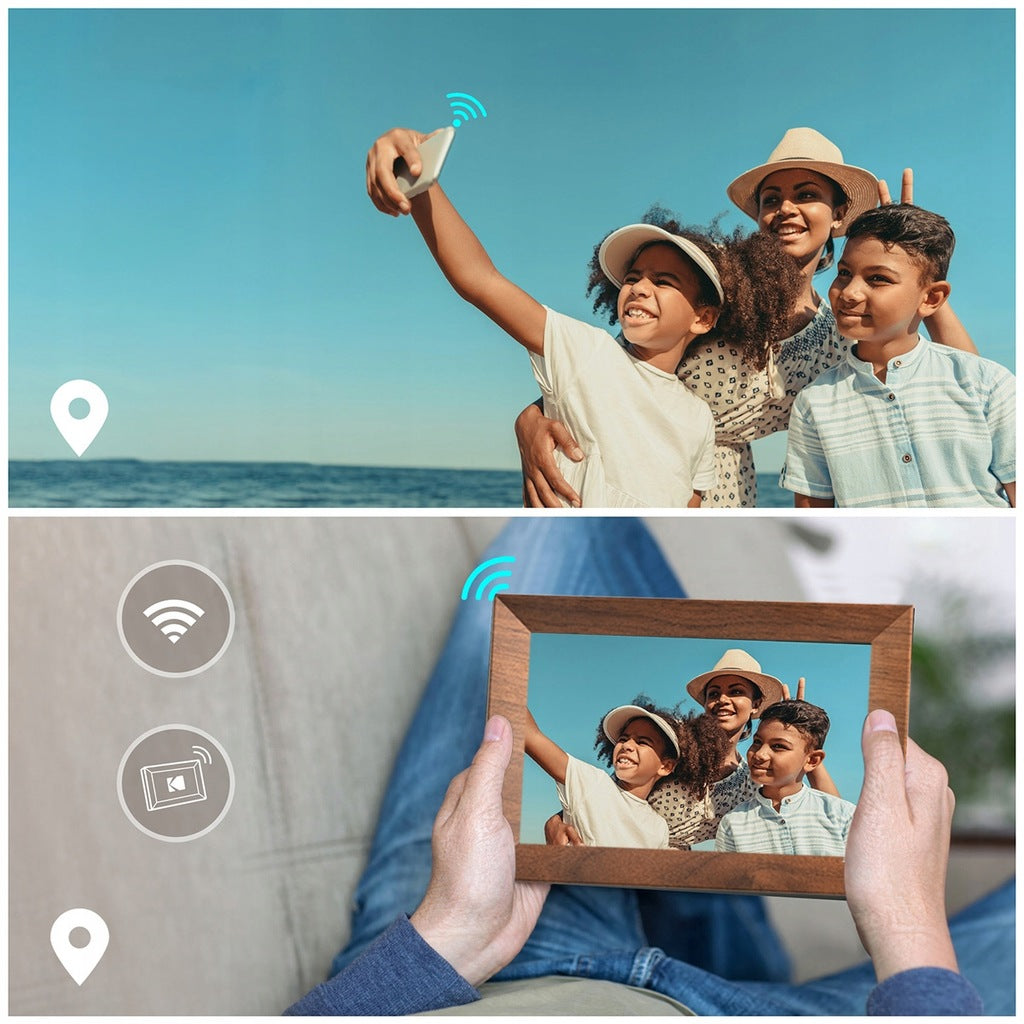 KODAKI DIGITAALNE FOTORAAM PUUTEEKRAAN