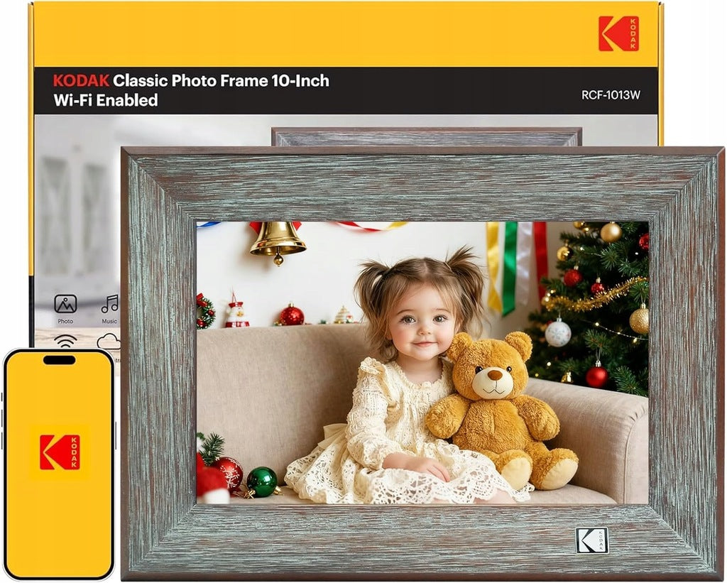 Kodak skaitmeninis rėmelis, 10,1 colio, su „WiFi“, 32 GB HD, IPS jutikliniu ekranu