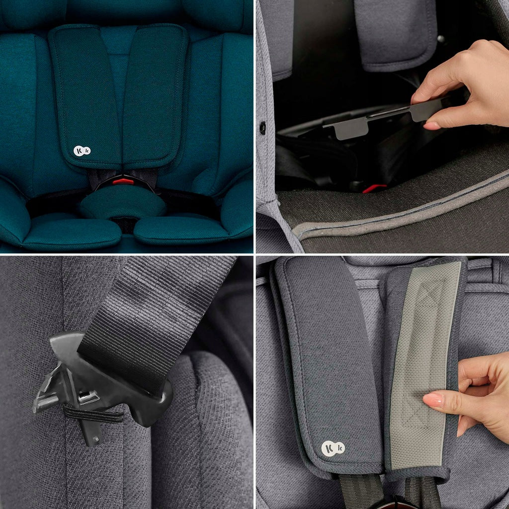 Kinderkraft ONETO3i turvatool, 76-150 cm, 9-36 kg, ISOFIX, roheline