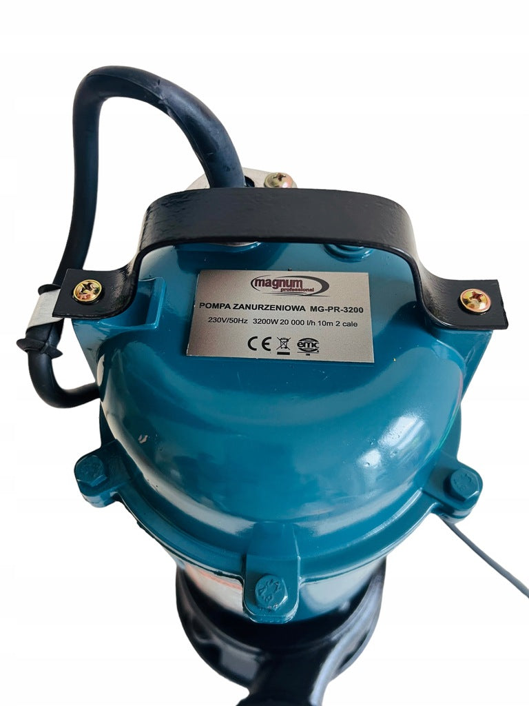 Puhas- ja reoveepump septiku jaoks koos purustiga, 30 m voolik, 3 ühendust