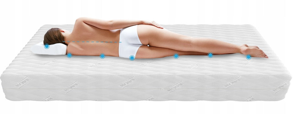 LUX EKO kišeninės zonos čiužinys MASSAGING HR 7 cm profiliuotas 200x200 23 cm
