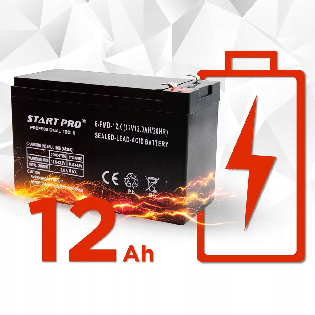 Elektriline aiaprits akuga, 12 l mahutavusega, seljakott, 4 otsikut