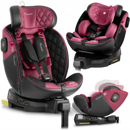 PASUKAMA AUTOMOBILINĖ KĖDUTĖ su KOJA 0-36KG ISOFIX NUKIDO I-SIZE 40-150cm