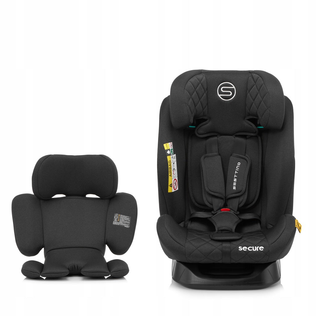 Sesttino SecurePro vaikiška automobilinė kėdutė 0-36 kg, saugi 40-150 cm