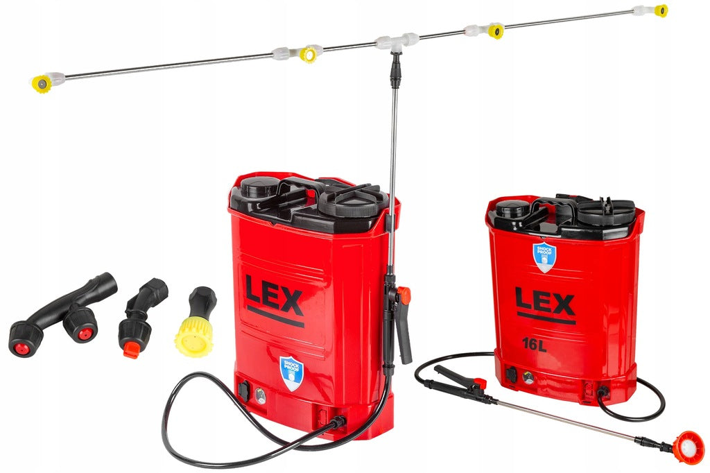 16L akumuliatorinis purkštuvas su plačiu antgaliu