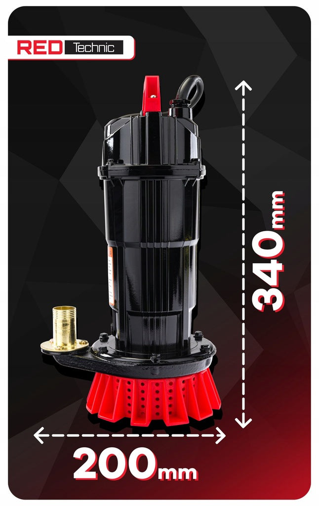 Sukelpump määrdunud veele, puhtale veele, vihmaveele, reoveele 8000 l/h