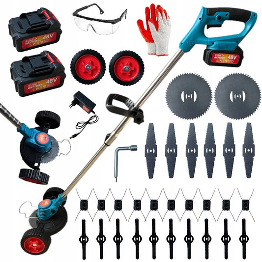 3-in-1“ belaidis trimeris su bešepetėliniu varikliu ir daugybe funkcijų