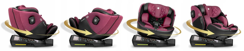 PASUKAMA AUTOMOBILINĖ KĖDUTĖ su KOJA 0-36KG ISOFIX NUKIDO I-SIZE 40-150cm