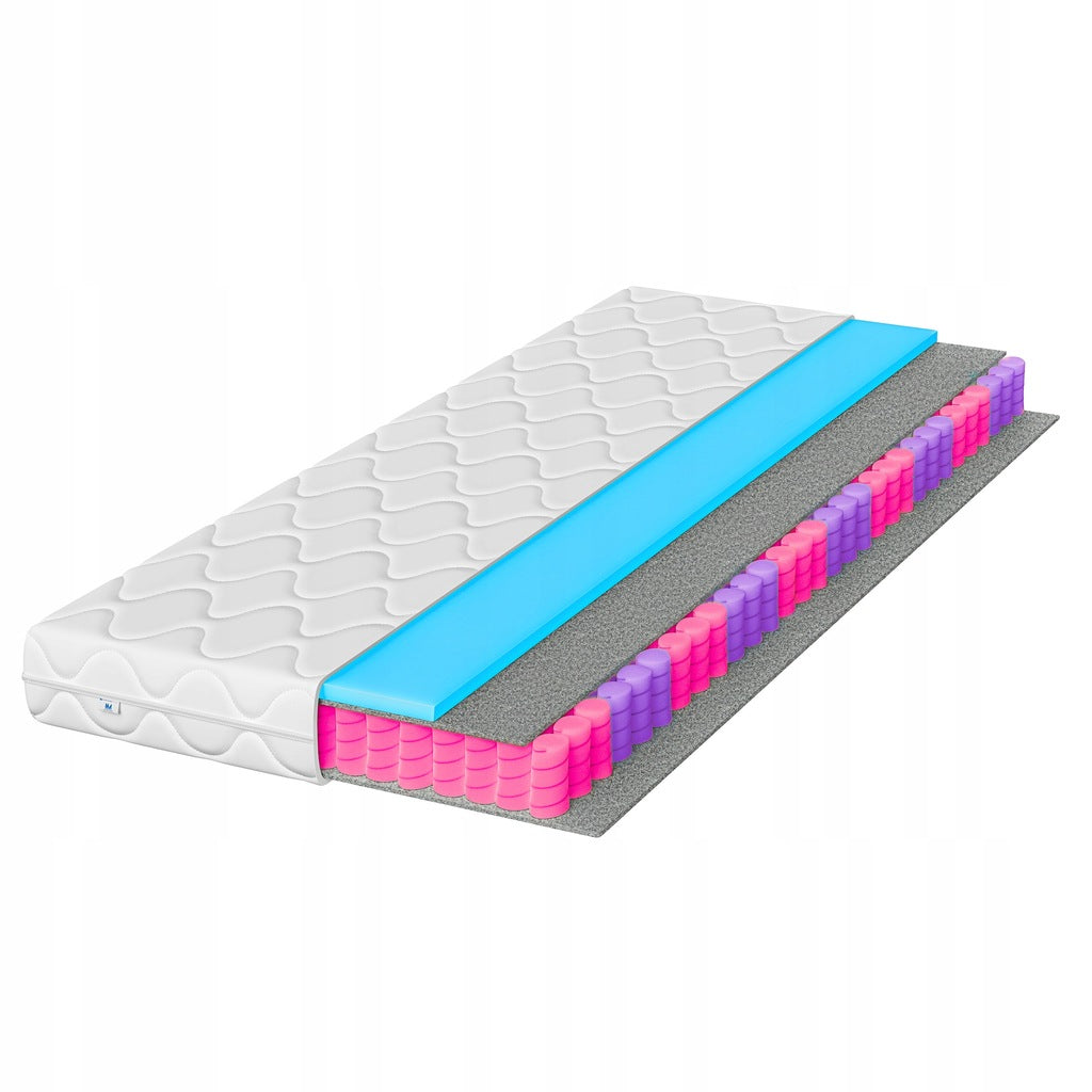 Vaikiškas čiužinys 80x200 kišeninis vaikų kambariui 14cm Borys Kids