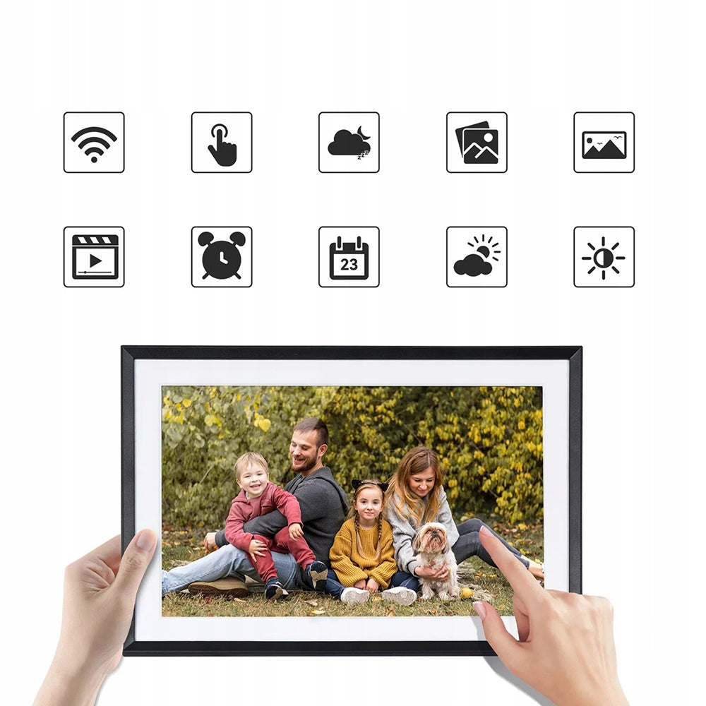Digitālais foto rāmis ar bezvadu internetu