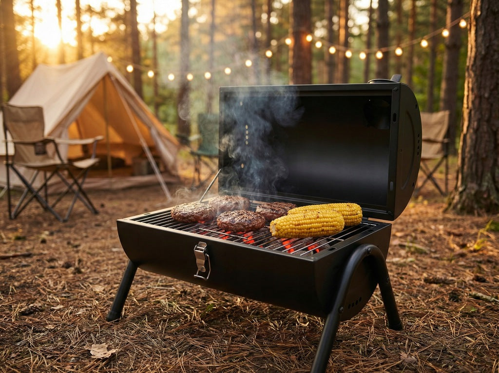 Kaasaskantav söegrill 2 x rest 34x21cm