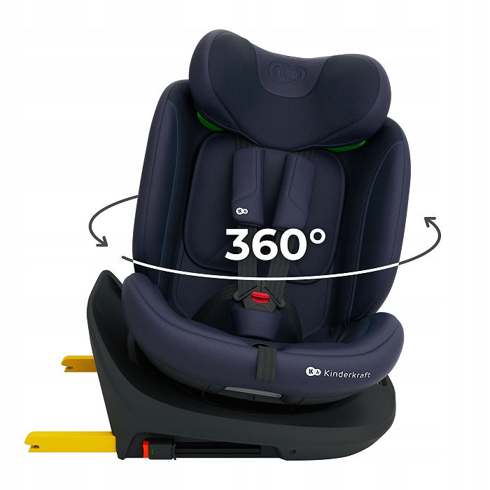 KINDERKRAFT grozāmā automašīnas sēdekļa I-GROW 2 PLUS ISIZE ISOFIX 0-36 KG