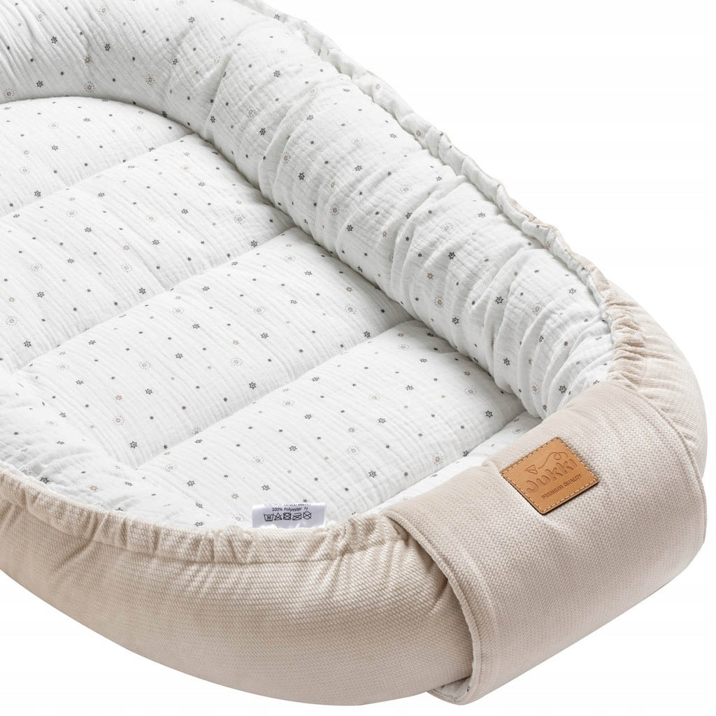 KŪDIKIO RINKINYS 5 viename KOKONAS MUSLINAS MEDVILNĖ AKSOMAS Dvipusis JUKKI COMFORT