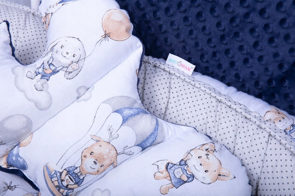 Beebipesa „Minky“ XXL komplekt „BabyMam“, 7-osaline