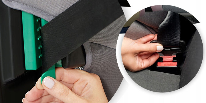 Kinderkraft Comfort Up i-Size automobilinė kėdutė, 76-150 cm, 9-36 kg, pilka