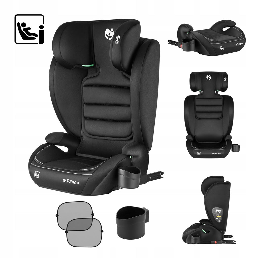 Automobilinė kėdutė 15-36 kg TULANO i-Size Isofix fiksatorius 100-150 cm