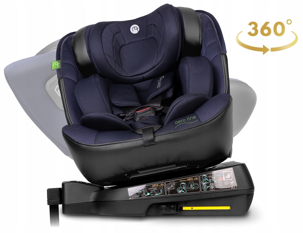 PASUKAMA AUTOMOBILINĖ KĖDUTĖ su KOJA 0-36KG ISOFIX NUKIDO I-SIZE 40-150cm