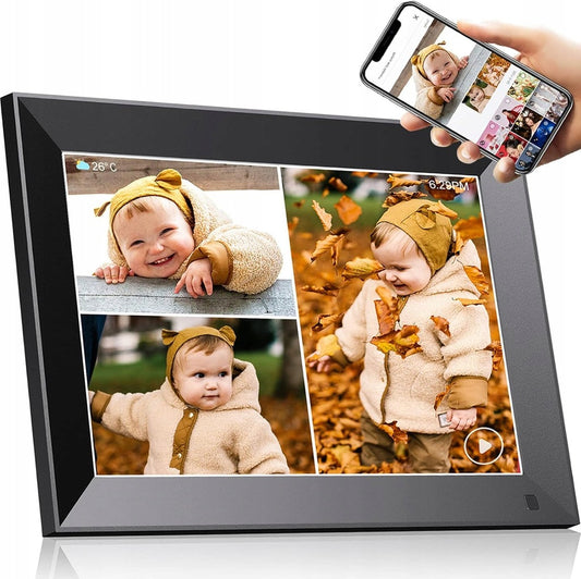 Skaitmeninis nuotraukų rėmelis 10,1 colio elektroninis „Wi-Fi“ 1280x800 IPS FHD