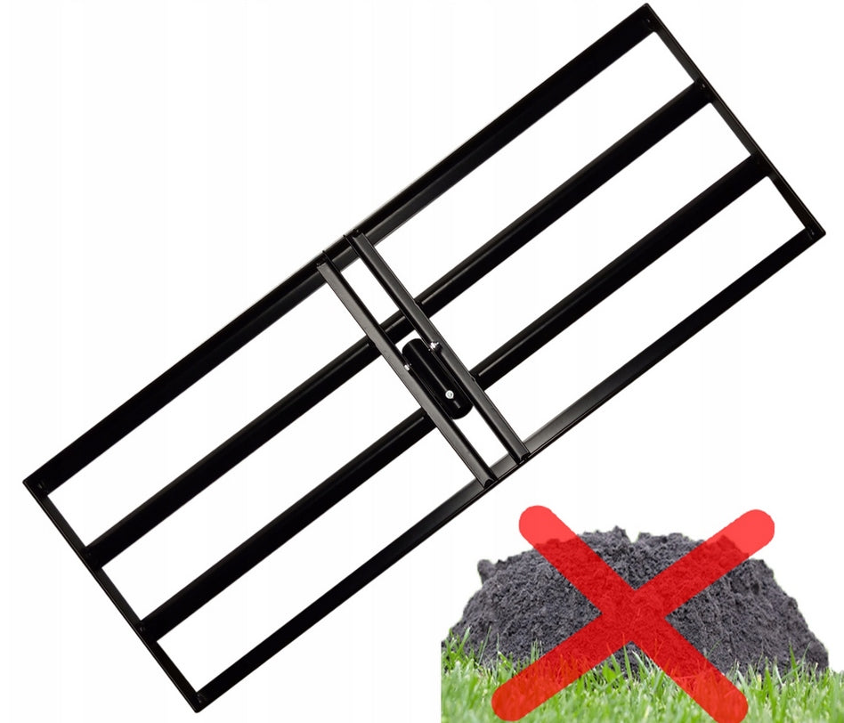 Mulla reha metallist 90 x 30 cm muru tasandamiseks