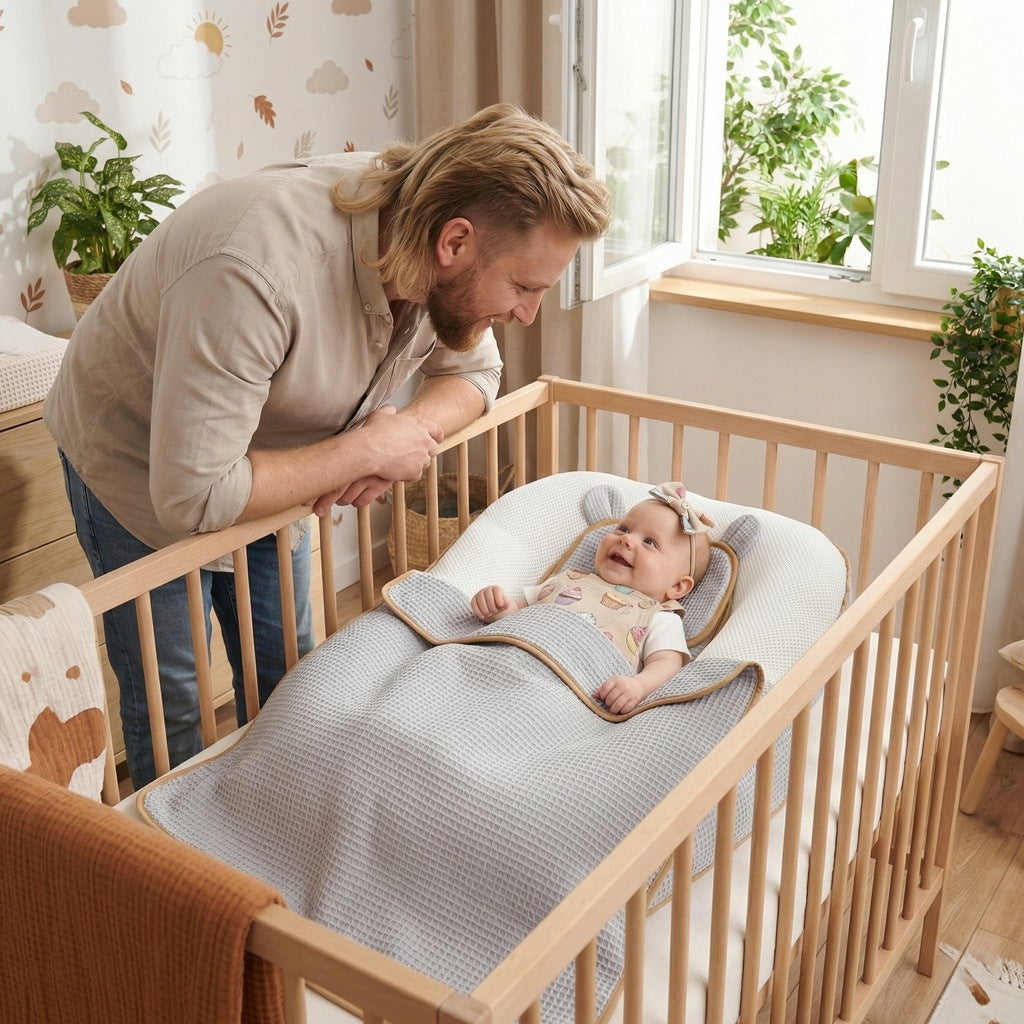 Imikute turvalise une komplekt "Cocoon Air 3D", pesa, mänguväljaku komplekt, BabyMam