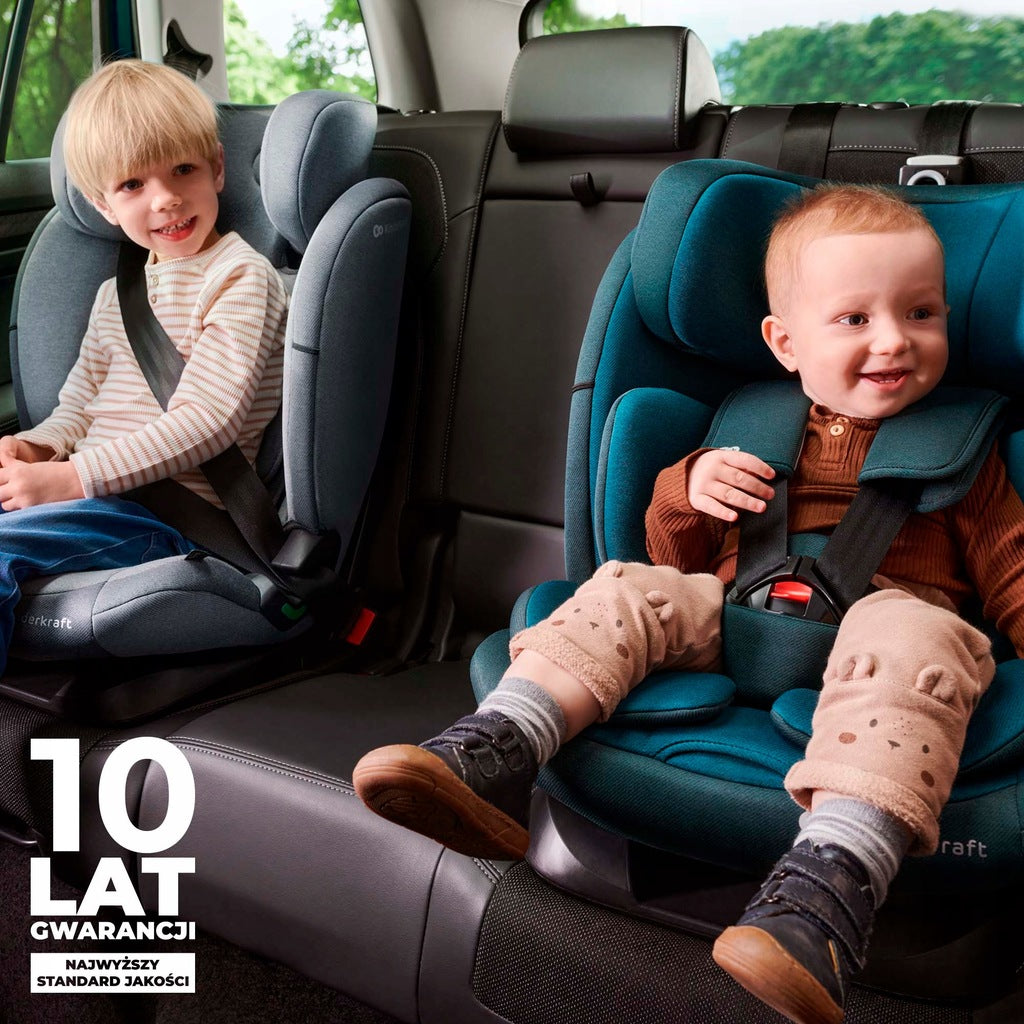 Kinderkraft automobilinė kėdutė 76-150cm 9-36kg ISOFIX ONETO3 i-Size pilka
