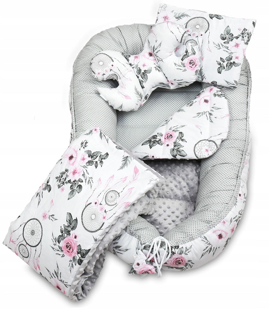 Beebipesa „Minky“ XXL komplekt „BabyMam“, 7-osaline