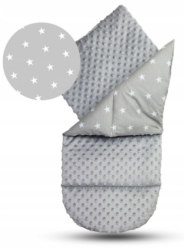 Bērnu ligzda-kokons "Minky" XXL komplekts "BabyMam", 7 daļas