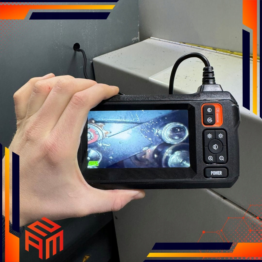Endoskopiskā kamera ar ekrānu 5m | Full HD | IP67 | Cauruļu, kanalizācijas un auto diagnostikai