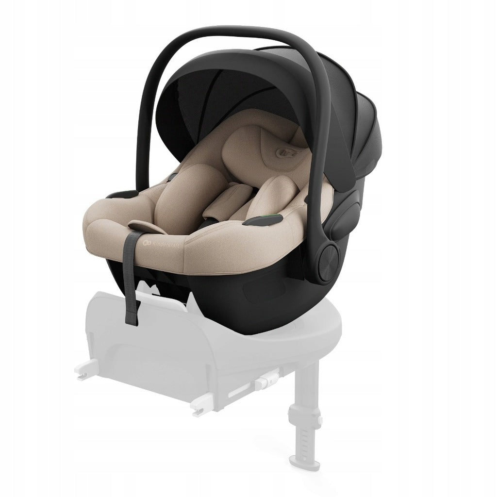 Kinderkraft I-LITE automobilinė kėdutė kūdikiams, 40-87 cm, 0-13 kg, smėlio spalvos