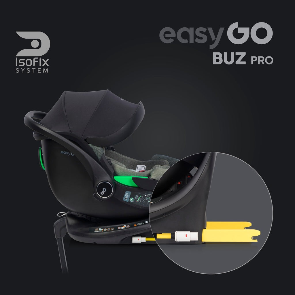 Pasukama vaiko automobilinė kėdutė su ISOFIX pagrindu 2in1 i-SIZE 0-13KG