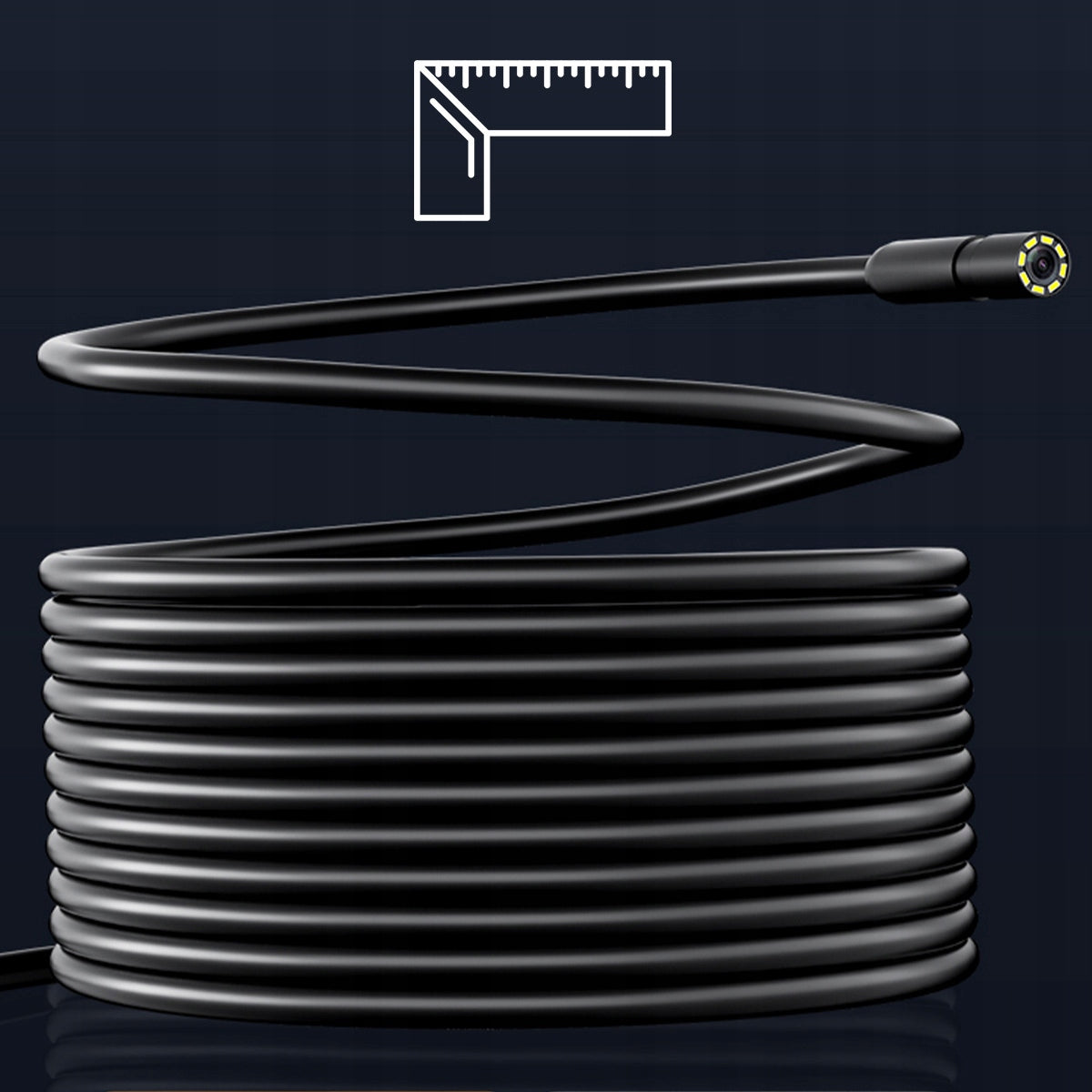 Endoskoobi toru kontrollkaamera töökodadele IPS-ekraani, USB-C ja 5 m kaabliga