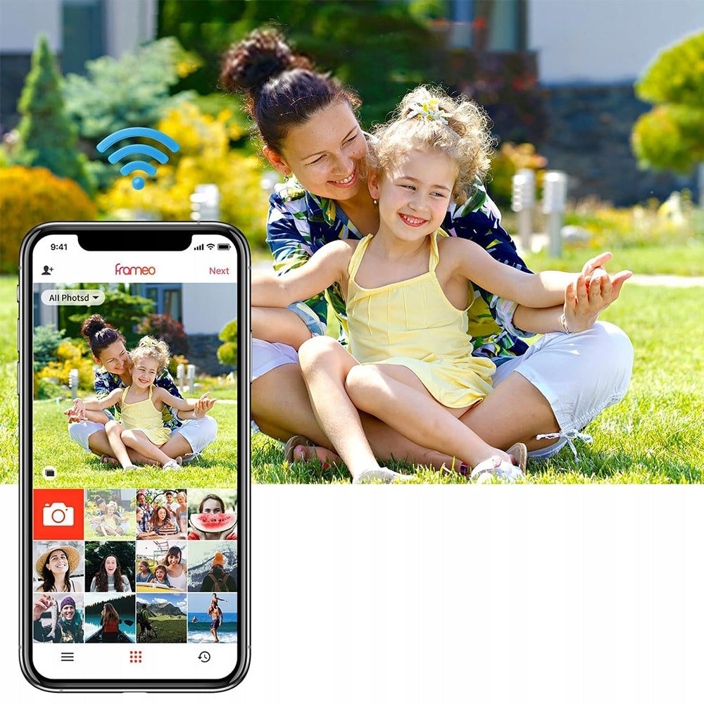 Digitālais foto rāmis ar bezvadu internetu