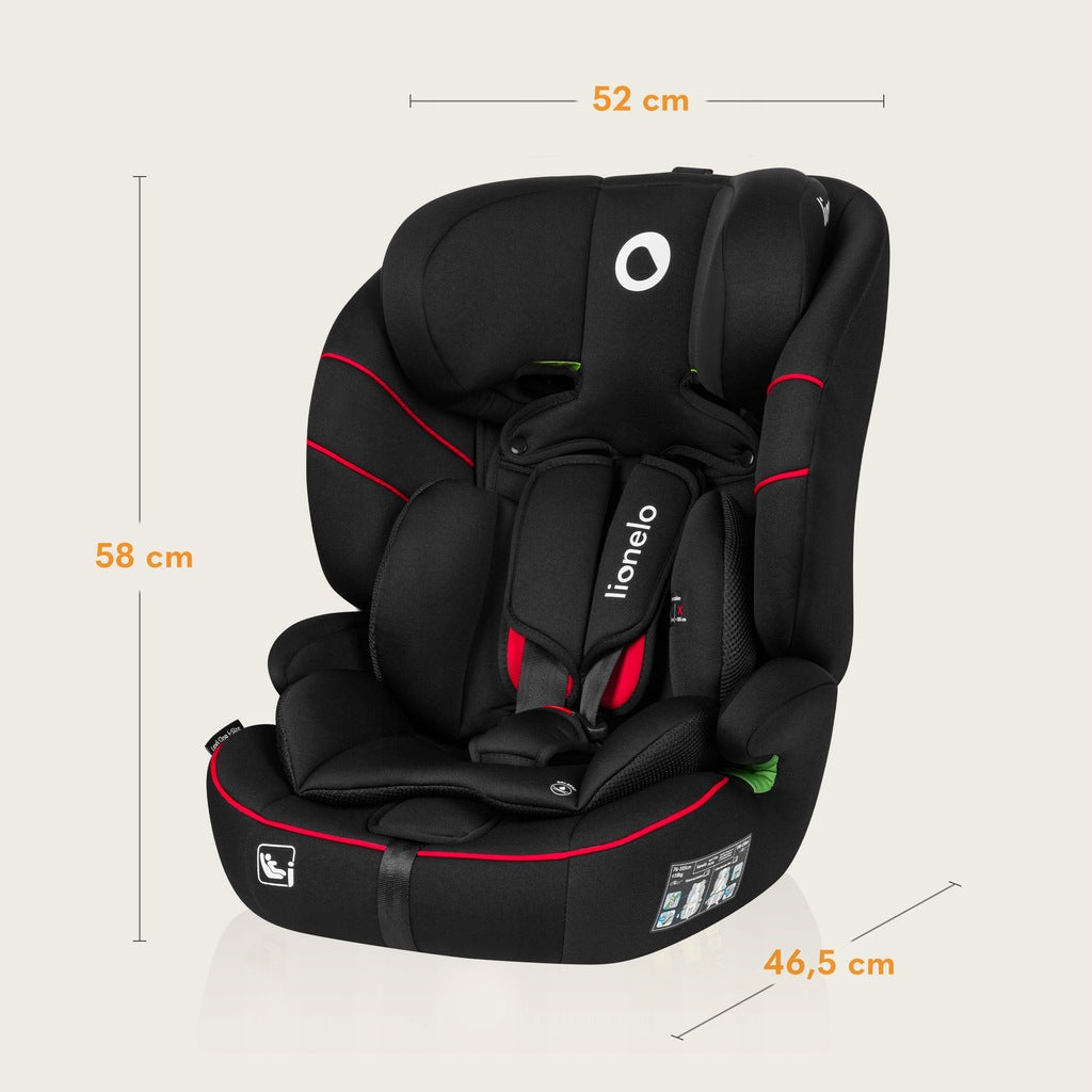 Automobilinė kėdutė 76-150 cm, pločio sėdynė 9-36 kg, I-SIZE