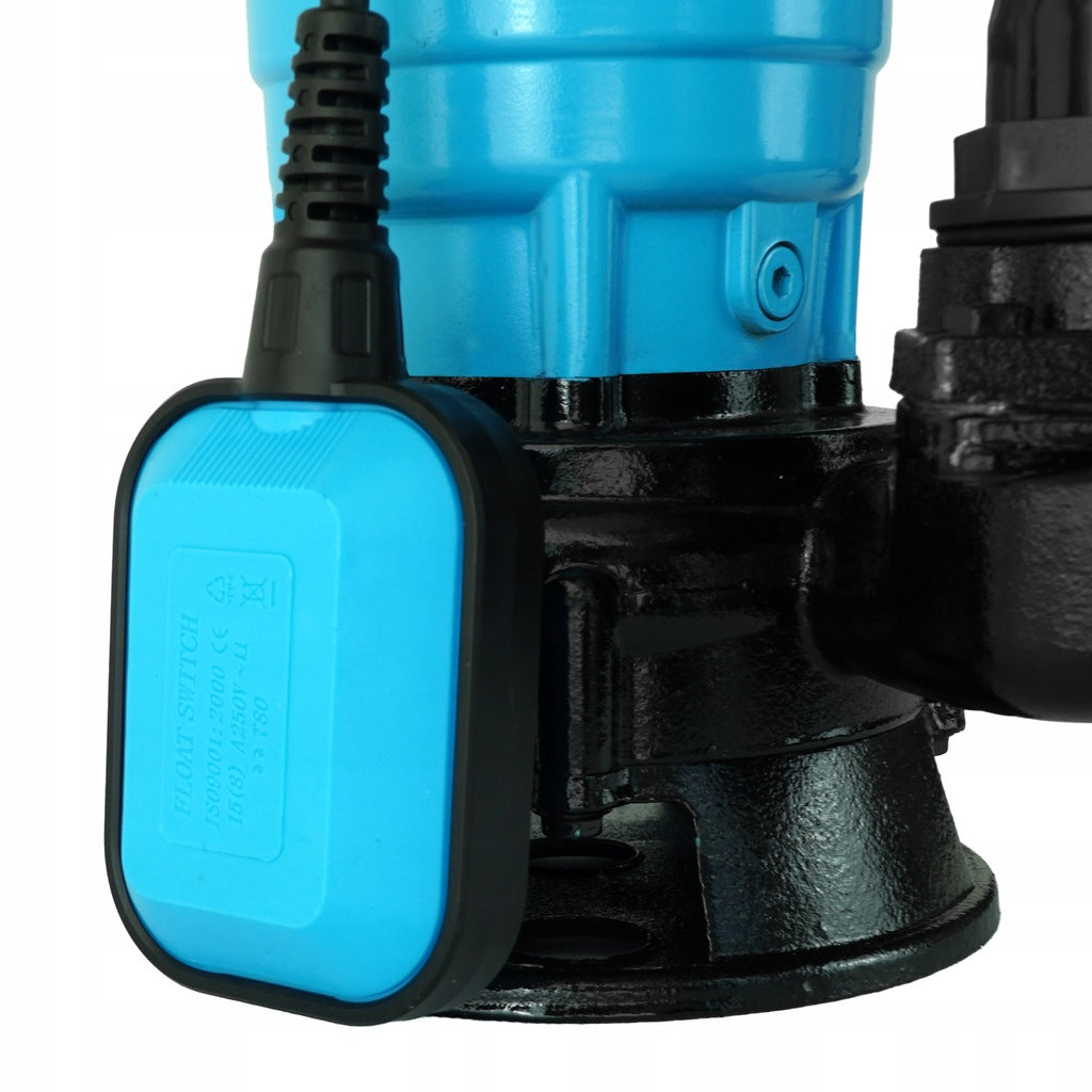 Sukelpump määrdunud veele septikutesse koos purustajaga, võimsus 750 W, 20 m voolik