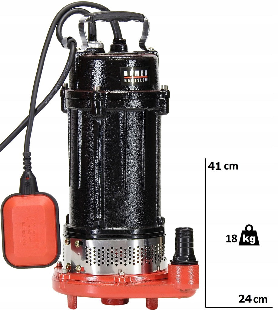 Sūknis ar iebūvētu filtru tīram un netīram ūdenim, 750 W