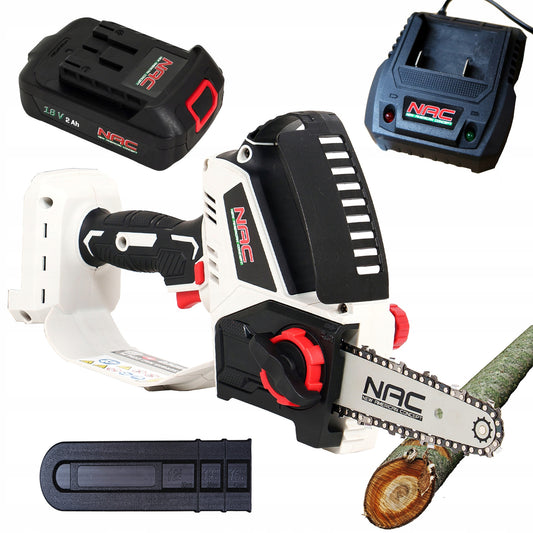 Mini grandininis pjūklas šakoms
