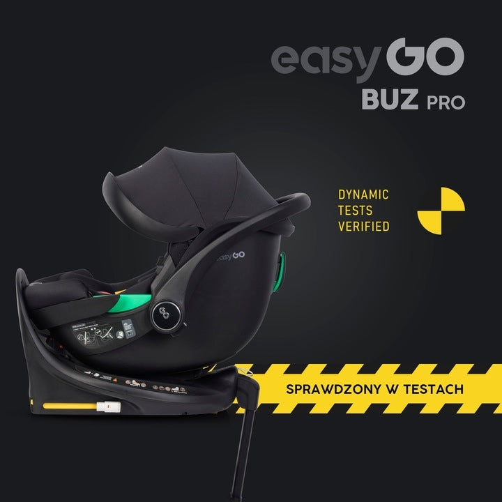 PASUKAMA AUTOMOBILINĖ KĖDUTĖ + ISOFIX PAGRINDAS I-SIZE 0-13 KG 0-87 CM