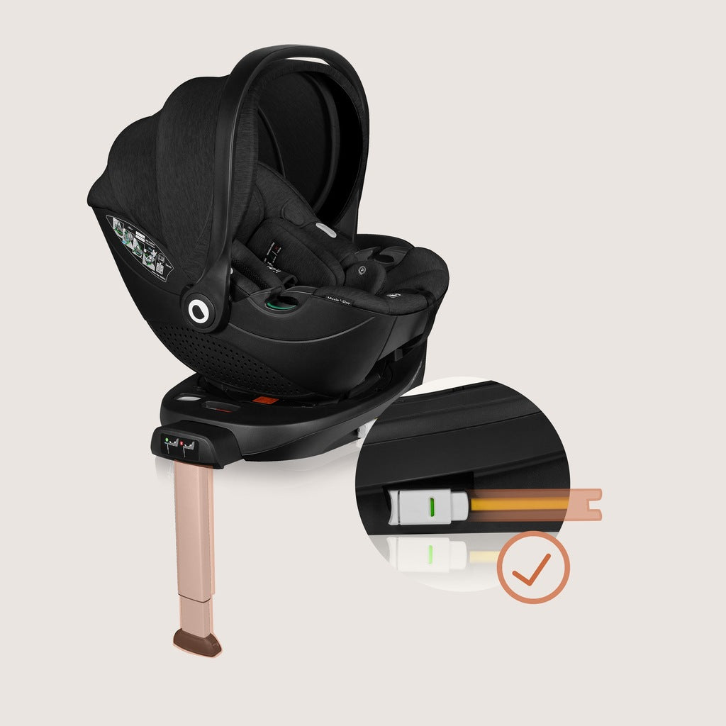 Lionelo Moxie i-Size automobilinė kėdutė su pagrindu 40-87cm 0-13