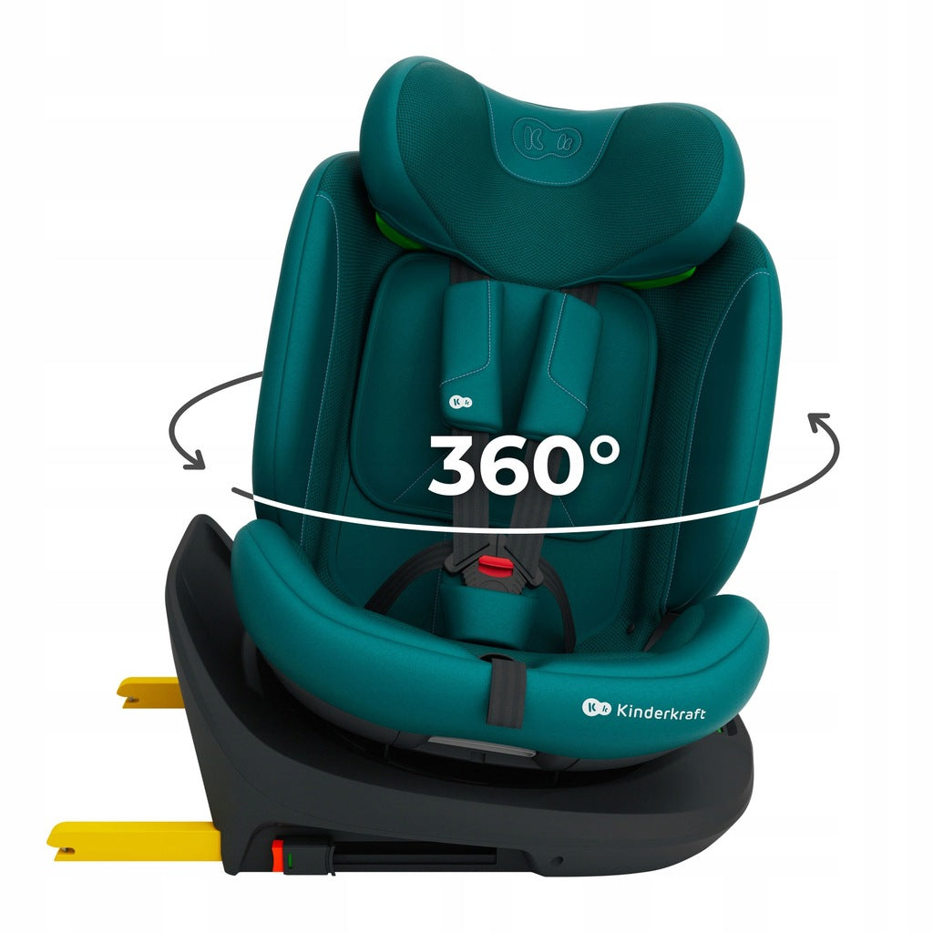 KINDERKRAFT pasukama automobilinė kėdutė I-GROW 2 PLUS ISIZE ISOFIX 0-36 KG